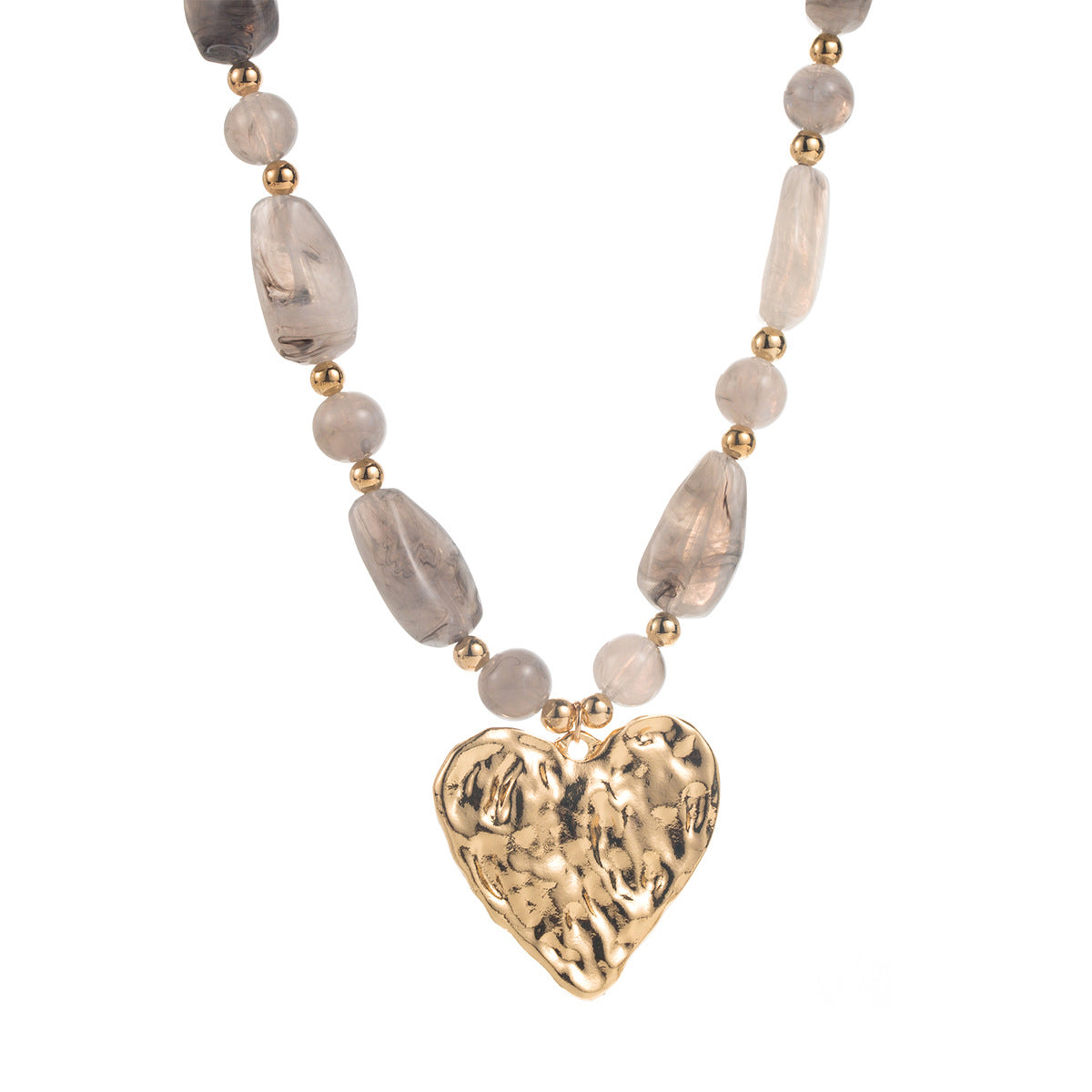 Wholesale Personalized irregular beaded clavicle necklace